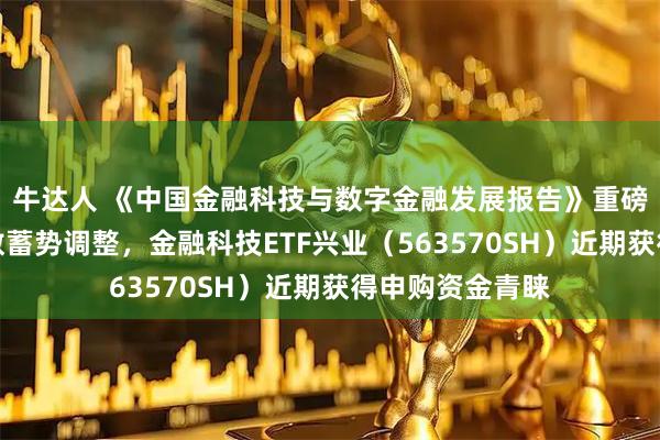 牛达人 《中国金融科技与数字金融发展报告》重磅发布，行业指数蓄势调整，金融科技ETF兴业（563570SH）近期获得申购资金青睐